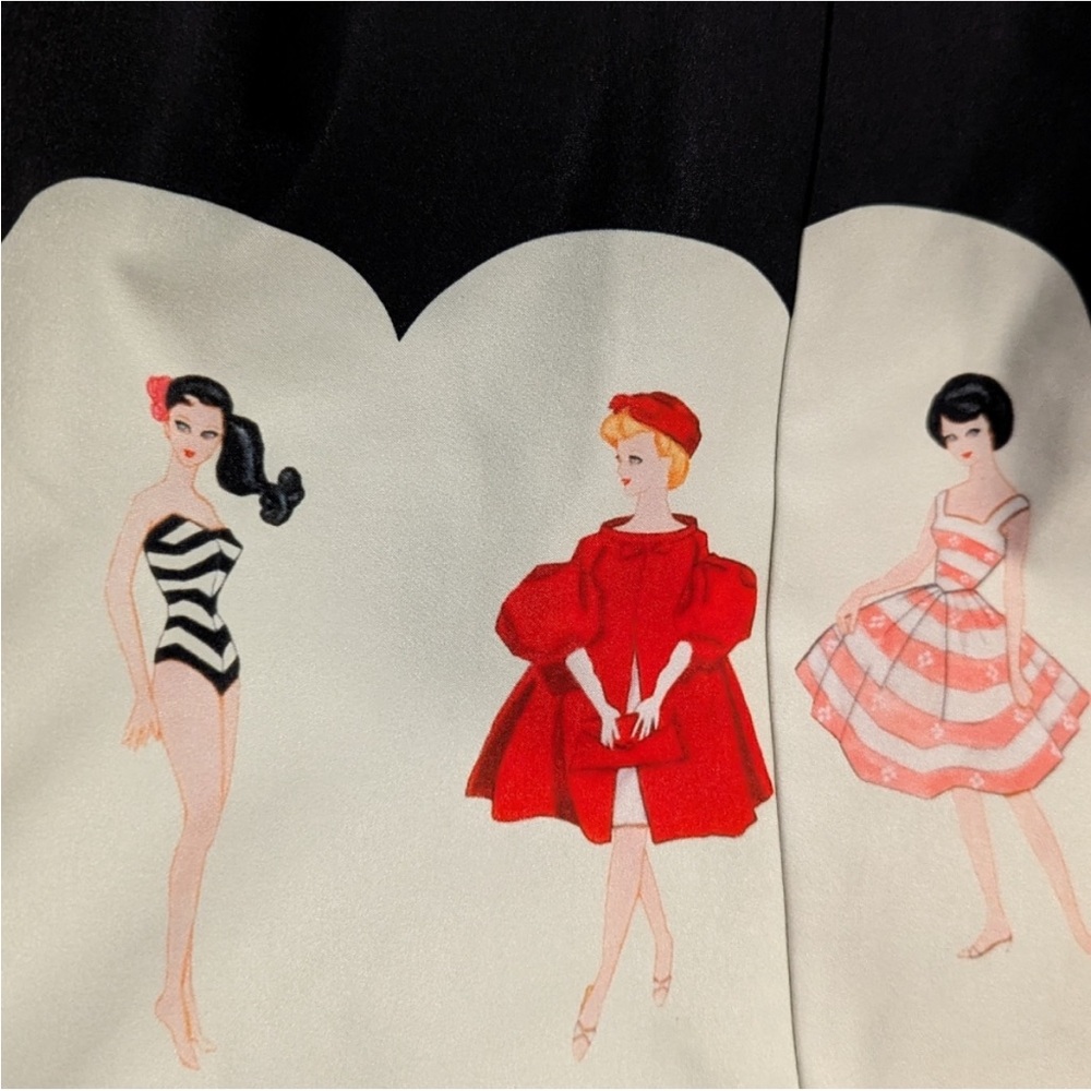 Unique Vintage Barbie Skirt Size Small Pockets Limited Edition Sold Out - Picture 9 of 11